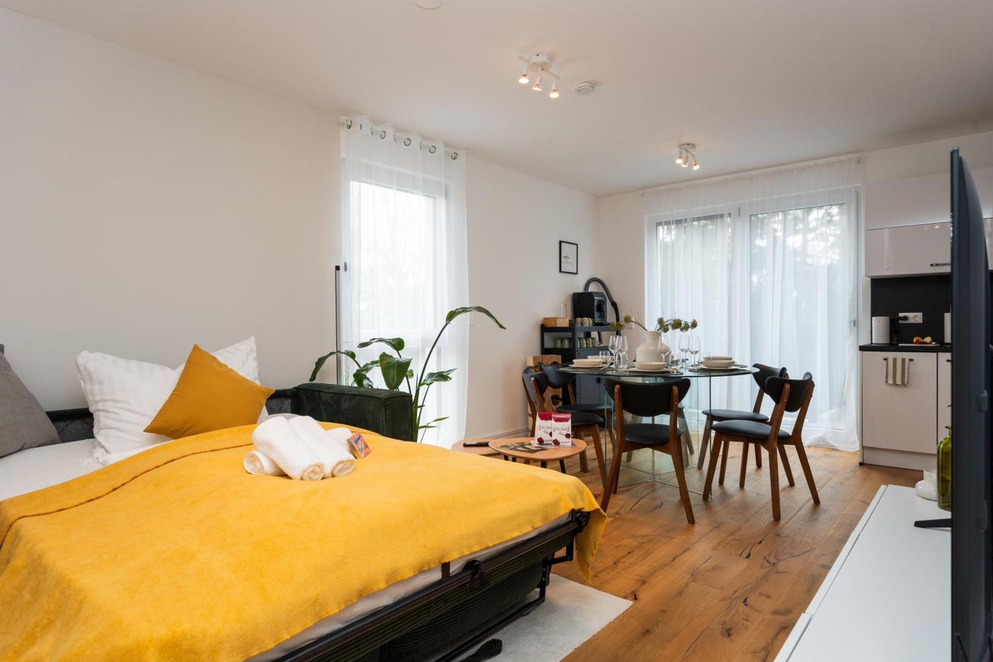 Noblenest: Terrasse - Netflix - Kaffee Apartment เวียนนา ภายนอก รูปภาพ